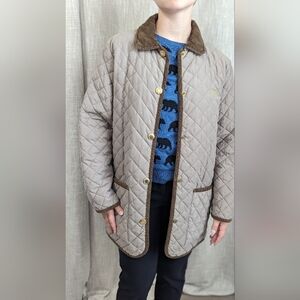 Vintage🌸 ARMATA DI MARE Size 42 Unisex Quilted Beige Jacket